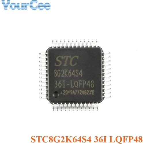 STC STC8G2K64S4-36I-LQFP48 Single-Chip Microcomputer 1T 8051 Enhanced Microcontroller MCU Micro Computer Controller PCA ISP
