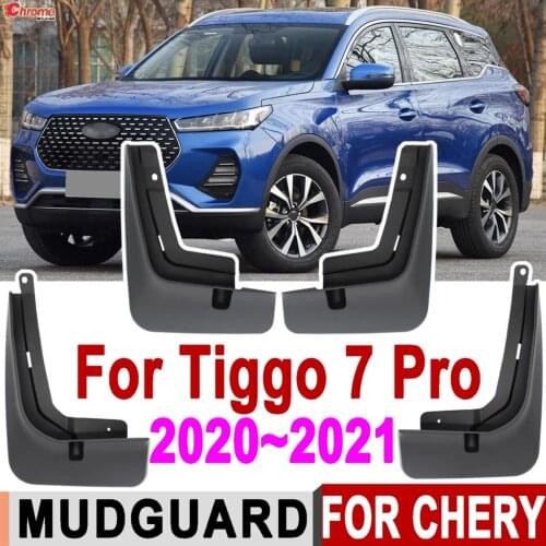 4X Splash Guards Set For Chery Tiggo 7 Pro 2020 2021 Mud flaps Mudflaps Fender Mudguard Front Rear Car Accessories Parts Wheel