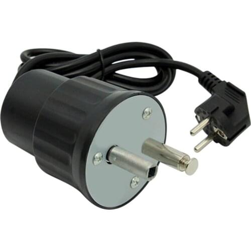 Aluminum Electric BBQ Grill Rotating Motor Barbecue Rotisserie Rotator Engine for Kitchen Motor Tools(EU Plug)