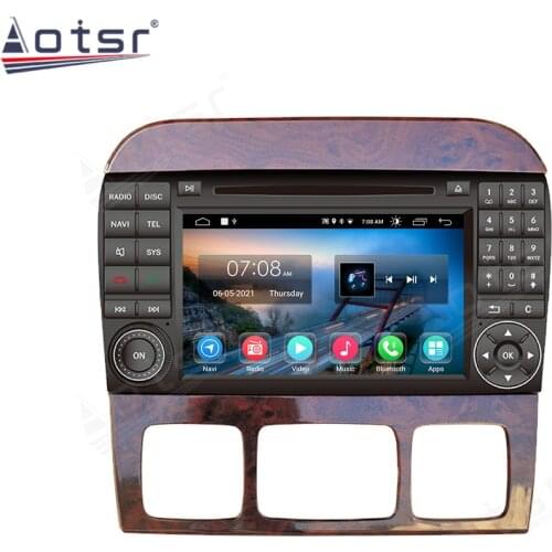 Android Window CE Wince Car Multimedia Radio Player For Mercedes Benz S-Class W220 S280 Auto GPS Navigtion Stereo Headunit Vide