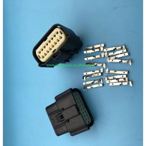 Free shipping 16 Pin Headlight Socket Automotive Female Connector Molex 33472-1601