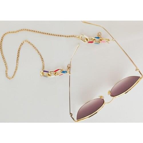 Fashion personality Glasses chain Anti-slip and anti-dropping Glasses rope Mask chain Diamond mask rope