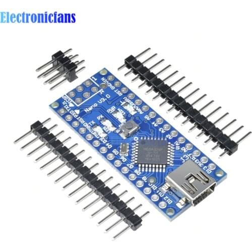Diymore Mini USB Nano 3.0 Atmega328P-AU Atmega328 Microcontroller for Arduino FT232 5V 16M Board Module With Pins
