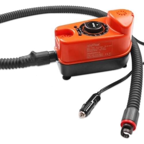 High Pressure DC12V Electrical Electric Air Pump Inflatable Boat Surf Board Stand Up Paddle Kayak Canoe