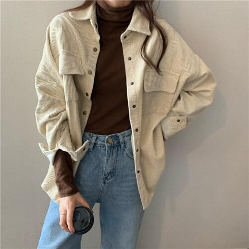 JCHENSJ Women's Corduroy Shirts