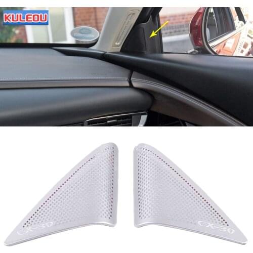 Car Audio Speaker Cover Trim Door Loudspeaker Cover Trim Car Accessories interior For Mazda CX-30 CX 30 CX30 2020