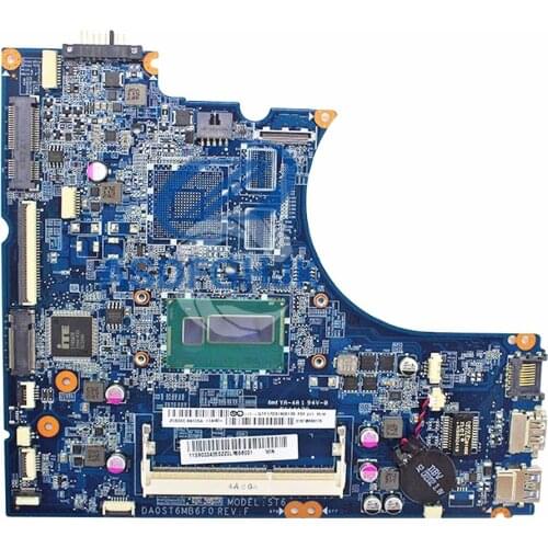 FOR Lenovo IdeaPad Flex 14 motherboard SR16Q Intel i3-4010U 1.70GHz DA0ST6MB6F0 100% test OK