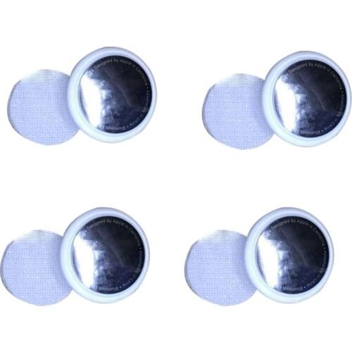 Letter Stickers For Airtags Tracker Silicone Case Anti-lost Protective Sleeve Back Adhesive Mount Cover Protector Accessories