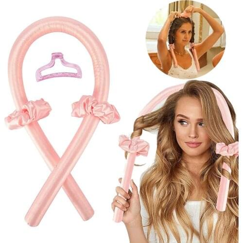 2021 New Lazy curling stick EVA foam sponge curling iron hairdressing roller hair ring sleep no heat curling stick hot sale