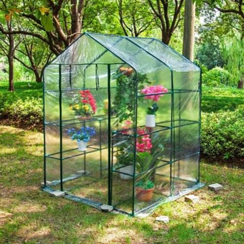 Outdoor balcony Garden Supplies Agriculture Greenhouse PVC Screen Sunroom For Gardening Vegetable And Flowers Solar Shelf