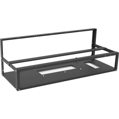 6/8/12GPU Slots Stand Durable Open Mining Rig Frame Case Durable Open Mining Rig Frame Case Stackable Miner Computer Rack