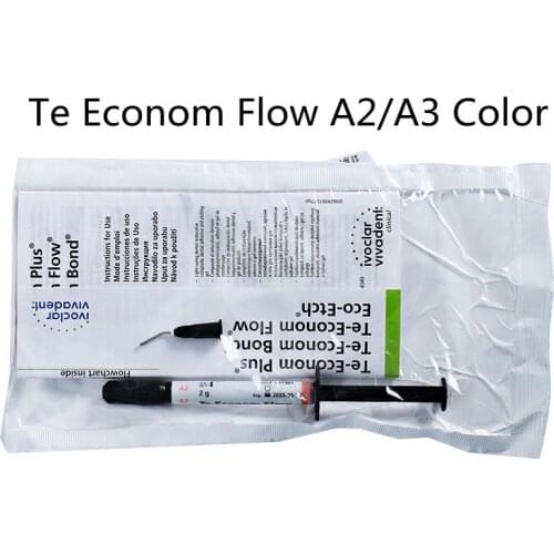 Ivoclar Vivadent TE-Econom Flow Resin Dental Light Cure Composite A2/A3
