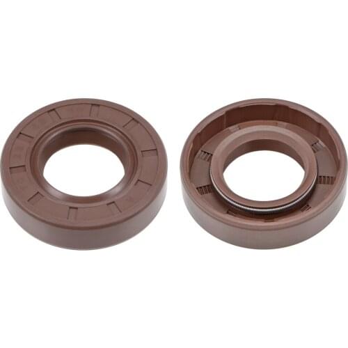 Uxcell Oil Seal 22mm Inner Dia 42mm OD 10mm Thick Fluorine Rubber Double Lip Seals 2Pcs