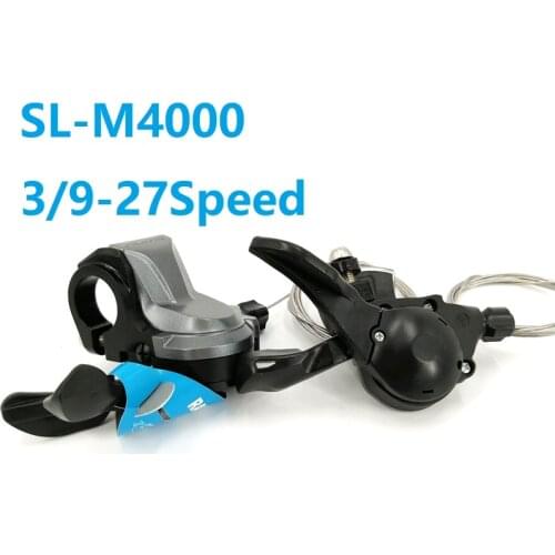 Bike Derailleurs M4000 3/9 Speed 27 Speed Shift Lever MTB Mountain Bike Shifter Folding Bicycle Derailleur Accessories SL-M4000