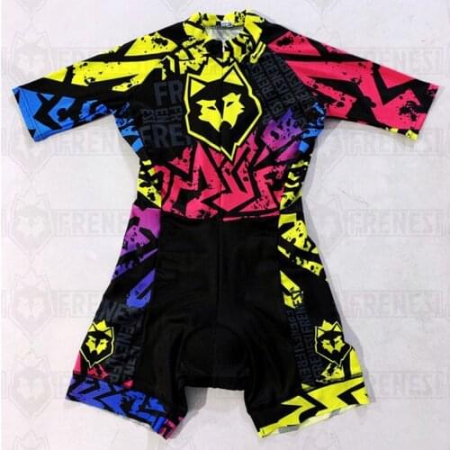 2020 Pineapples Womens Profession Short Sleeve Jersey Sets Three Pro Cycling Clothing Ciclismo Mujer Bike One Piece Jumpsui