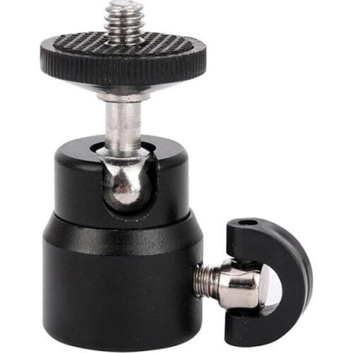 1pc For Camera Tripod LED Light Flash Tripod Bracket Holder Mount 1/4 Hot Shoe Adapter Cradle Ball Head