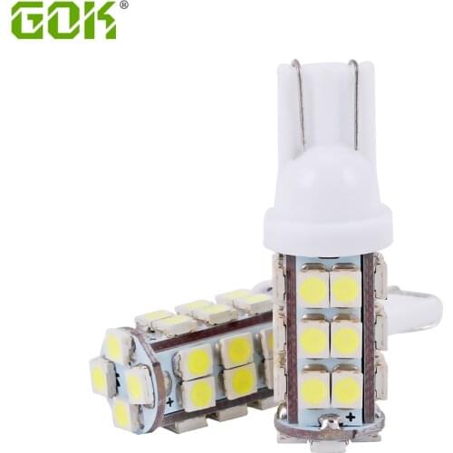100pcs High quality T10 W5W 194 168 Car LED t10 28Led smd 3528 1210 LED Wedge Auto Light Bulb T10 28SMD Led Clearance Light