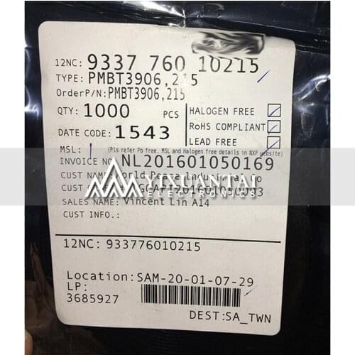 100PCS/LOT 200PCS/LOT 500PCS/LOT 3000PCS/LOT Free Shipping! 100% New Original PMBT3906 2A SOT23