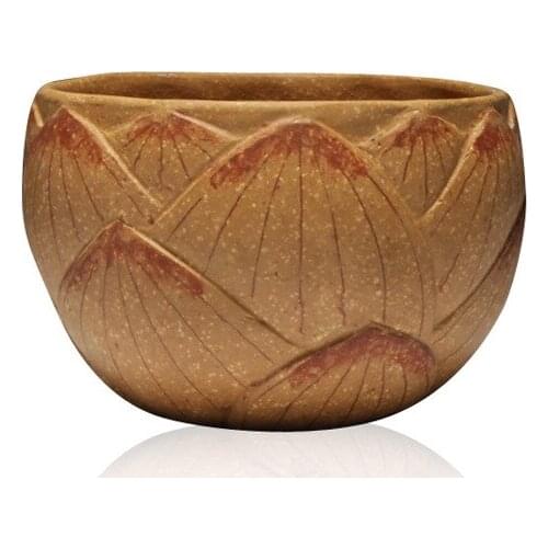 2pcs/set Genuine full handmade tea cup Yixing Zisha lotus cup New product Limited collection Zisha small mouth Cup