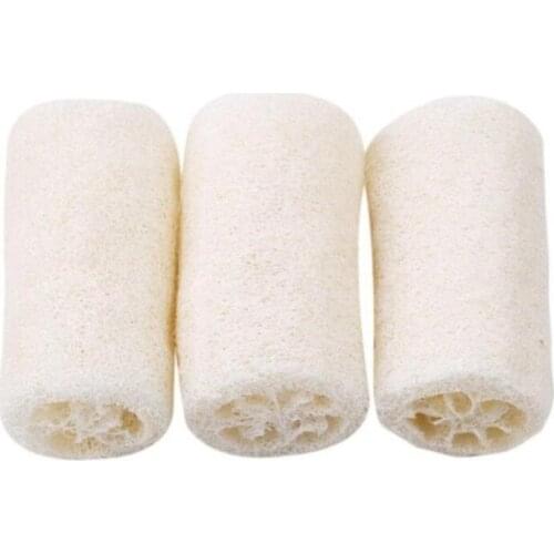 3Pcs Natural Loofah Old Dry Tendons Brush Pot Dishwashing Loofah Rubbing Towel And Back Exfoliating