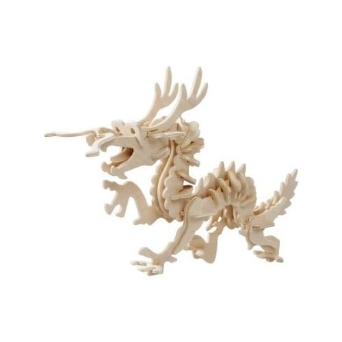 3d Puzzle Three-dimensional Wooden Puzzles Model Childrens Educational Toys Handmade Wood Construction Student Zodiac 2021