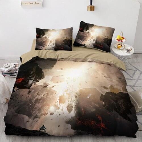 3D Dancer Blue Design Comforter Shell Duvet Quilt Cover Bedding Sets Full King Queen Double Single Size Home Textile