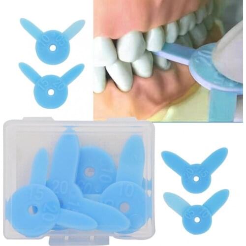 4pcs/Set Dental Diastema Occlusal Measuring Ruler Tooth Slit Measurement Teeth Instrument Dentistry Equipment