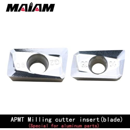 APMT1135 APMT1604 carbide blade APMT1135PDER APMT1604PDER blade for turning aluminum parts, used for BAP300R grinding clip