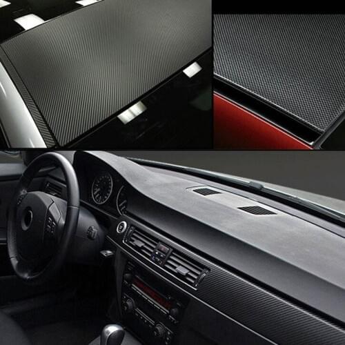Car sticker 127x20cm Car Styling 3M Carbon Fiber Vinyl Film Carbon Auto Wrap Sheet Roll Film Paper Motorcycle Stickers fast ship
