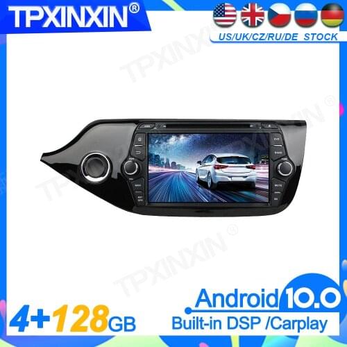 Android10 128GB For KIA CEED 2014+ Head Unit Car Multimedia Player Auto Radio Tape Recorder GPS Navigation DSP IPS Radio Stereo