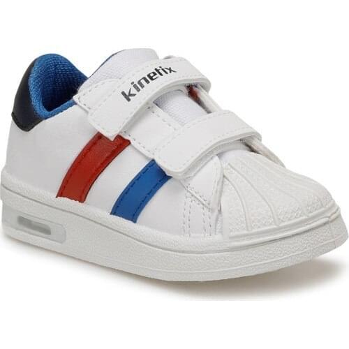 Kinetix Rendro White Male Child Sneaker Shoes