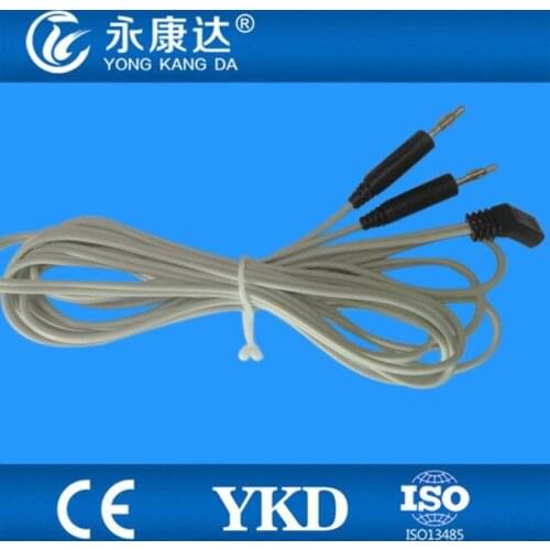 Bipolar electrocoagulation tweezers cable silicone wire коагулятор хирургический