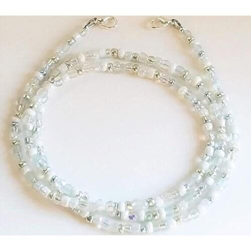 1PC New Fashion Unisex Anti-lost Acrylic Beaded Chain Face Mask Lanyards Reading Glasses Chain Neck Straps Mask Cord Holder