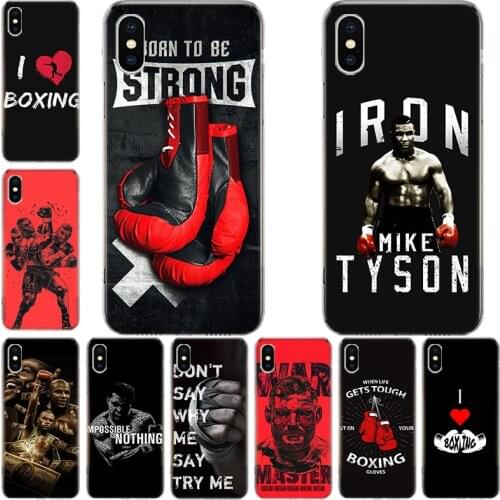 Mike Tyson Boxer Man Phone Case For Iphone 12 Mini 11 Pro XS Max XR 8 7 6 6S Plus SE 2020 5 5S Cover Shell Coque