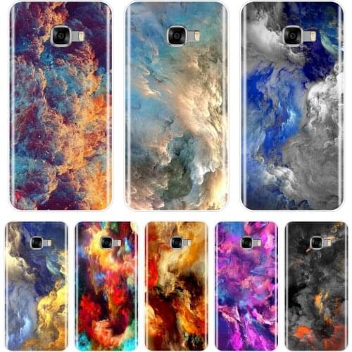 Back Cover For Samsung Galaxy C5 C7 C8 Art Colorful Abstract Painting Silicone Soft Phone Case For Samsung Galaxy C9 C7 C5 Pro
