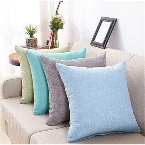 Decorativer Pillowcases Luxury Soild Color Percale Dust-proof Pillow Cover For Home Sofa Home Textile Supplies