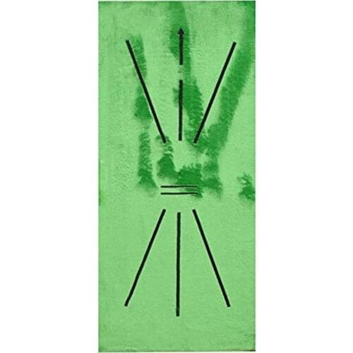Indoor Outdoor Golf Training Mat Swing Detection Batting Practice Aid Pad Cushion Hitting Batting Direction Mark Home
