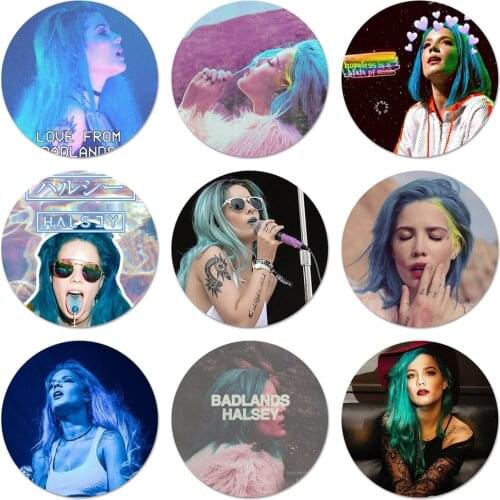 Halsey Colors Lyrics Badlands Badge Brooch Pin Accessories For Clothes Backpack Decoration gift 58mm