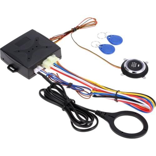 Push Start Button Car Engine RFID Engine Lock Ignition Starter Go Push Button Engine Start Stop Immobilizer