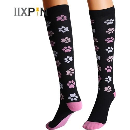 Adults Compression Socks Sport Running Women Men Marathons Athletic Edema Varicose Veins Travel Over Knee Sports Stockings