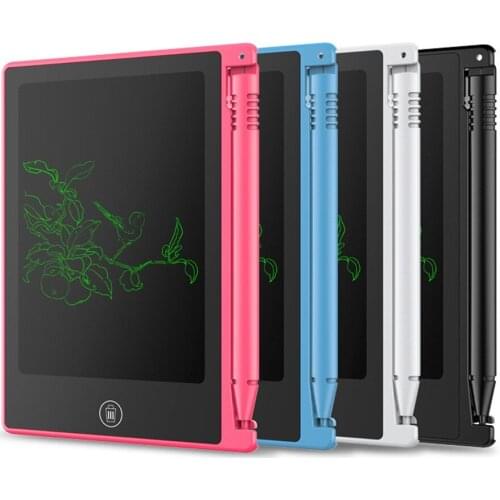 Mini Magnetic Blackboard Board 4.5 Inch Electronic Chalkboard for Kids LCD Writing Notebook Flipchart Drawing Flip Chart Tablet