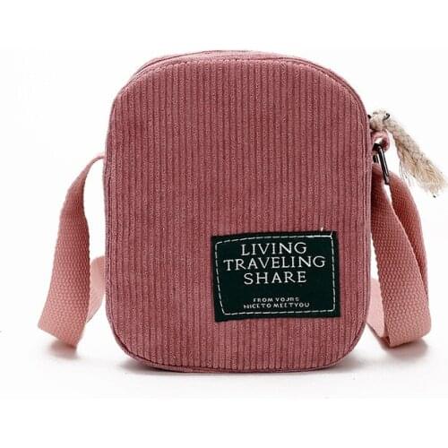 La MaxZa Fashion 2020 Women Crossbody Messenger Bag Shoulder Bags Corduroy Casual Handbag for Ladies Bolsos Mochilas Sacs A Main