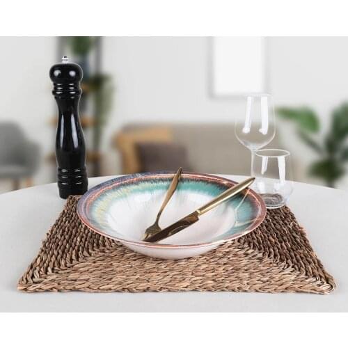 Jade Delta pasta plate 26cm 1 Piece Stoneware Earthenware