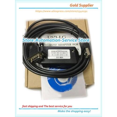 New For USB Port K120S K7M-DR20U PLC Programming Cable USB-LG