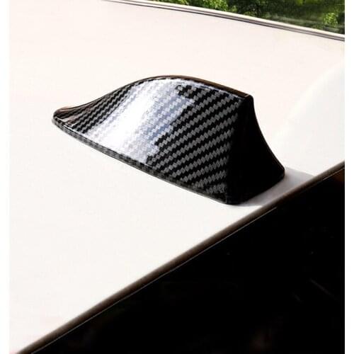 Carbon Fiber Car Exterior Antenna Shark Fin Cover Trim Fit for BMW F01 F02 F10 F11 F18 M5 2012 2013 2014 Decoration