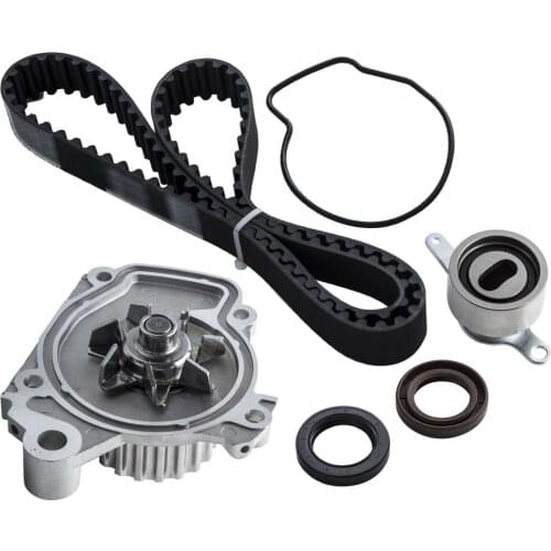 Engine Timing Belt Water Pump Kit Assembly for Honda Civic 1.6L SOHC 1992-1995 TBK224GMB, WPHO028, ITM224, TS26224
