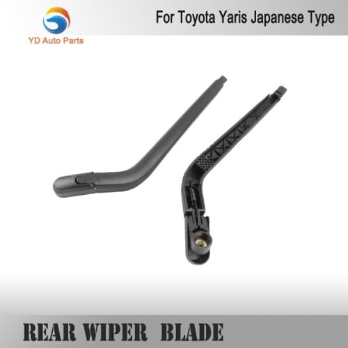 WINDOW CAR BACK REAR WIPER BLADE WIPER FOR TOYOTA YARIS JAPANESE TYPE WINDSCREEN WIPER ARM AND BLADE SET 1999-2005