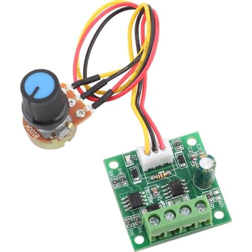 PWM Regulator Speed Controller Low Voltage DC Motor Speed Controller 1.8 V-15 V 2A 32 x 32 x 14 mm