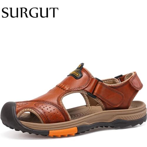 SURGUT Men's Leather Sneakers