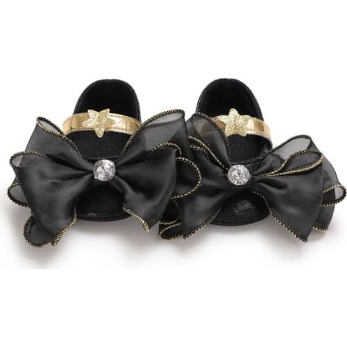 Hot Adorable Newborn Baby Girls Princess Lace Bowknot Shoes Wedding Party Fcasual shoes Shoes